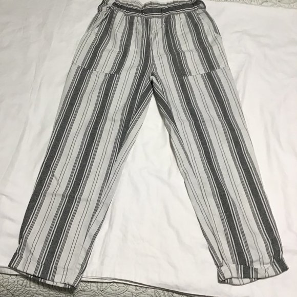 CI Sono Linen Collection High Waisted Pants Size M - Picture 6 of 6